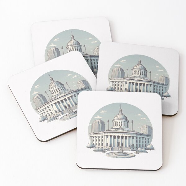Item preview, Stan Hywet Hall and Gardens Minimalist 3D Watercolor Art,  designed and sold by PaintMeWorld.