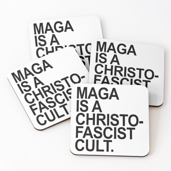 Item preview, MAGA is a christofascist cult - black designed and sold by Thelittlelord.