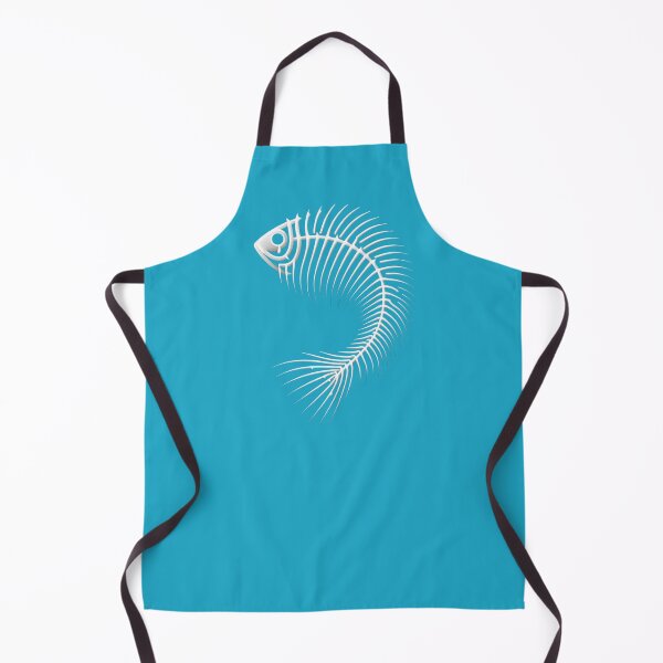 Item preview, Curved Abstract Fishbone, Pacific Blue Background, Big Pattern designed and sold by GaborSkeleton.