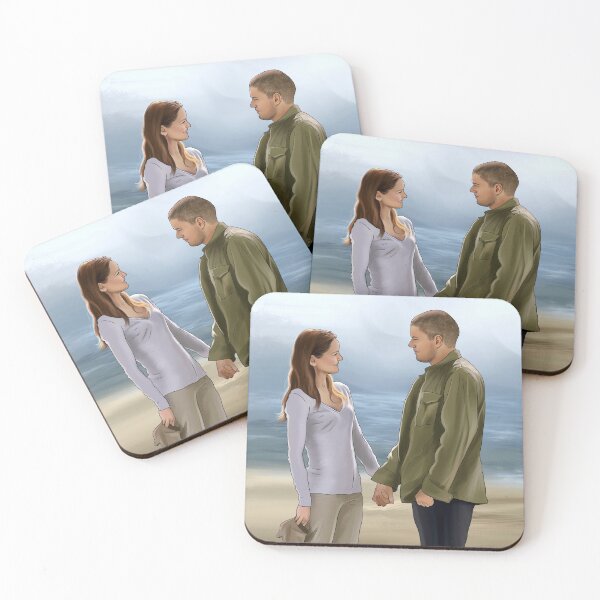 Item preview, Prison Break Michael and Sara, beach designed and sold by kelsey_fanart.