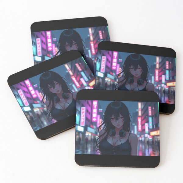 Item preview, Phonk Beats and Cyberpunk Streets Girl designed and sold by brendanre.