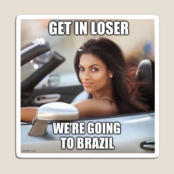 Artikel-Vorschau von Wir fahren nach Brasilien Meme, designt und verkauft von komachiyo.