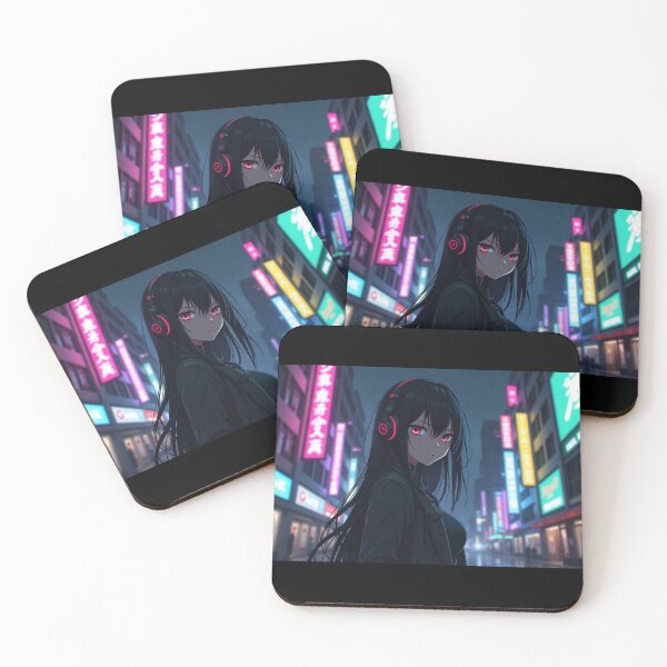 Item preview, Phonk Beats and Cyberpunk Streets Girl designed and sold by brendanre.