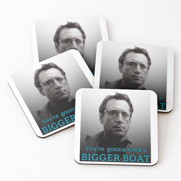 Item preview, You're gonna need a bigger boat! Blue / Grey designed and sold by TheRubberOnion.