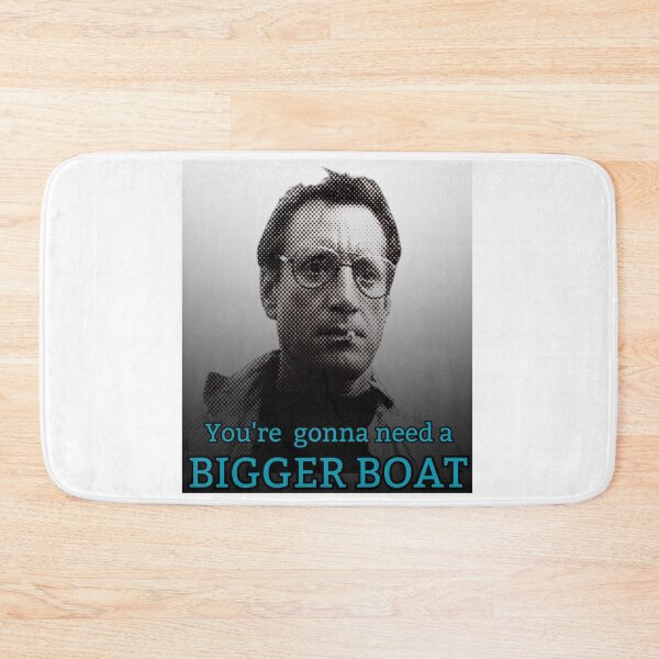 Item preview, You're gonna need a bigger boat! Blue / Grey designed and sold by TheRubberOnion.