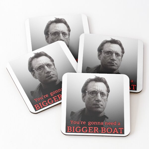 Item preview, You're gonna need a bigger boat! Red/ Grey designed and sold by TheRubberOnion.