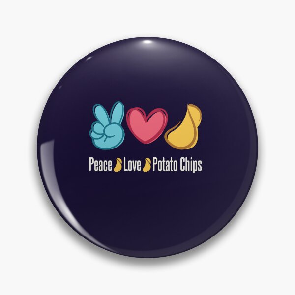 Item preview, Peace Love Potato Chips designed and sold by jaygo.