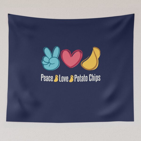 Item preview, Peace Love Potato Chips designed and sold by jaygo.