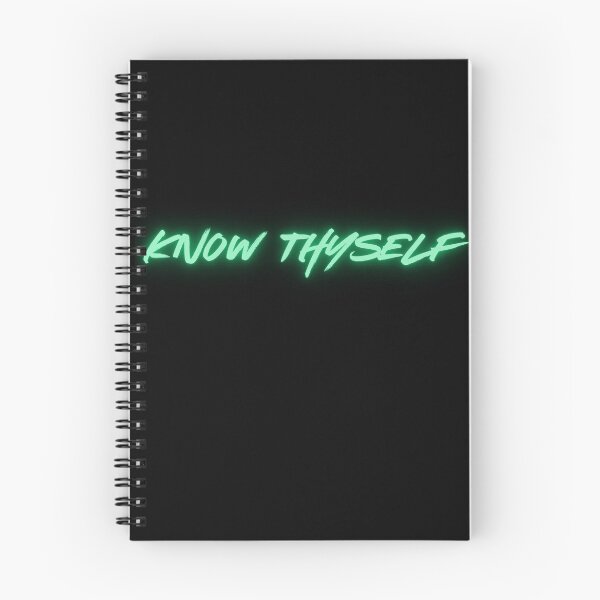 Item preview, Know Thyself Marvelous Superhero Inspirational Text Mantra Green designed and sold by Melan Designs.