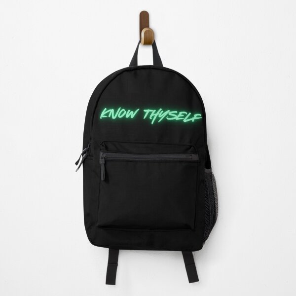 Item preview, Know Thyself Marvelous Superhero Inspirational Text Mantra Green designed and sold by Melan Designs.