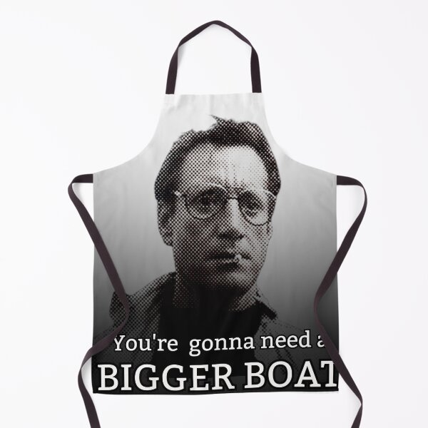 Item preview, You're gonna need a bigger boat! White/ Grey designed and sold by TheRubberOnion.