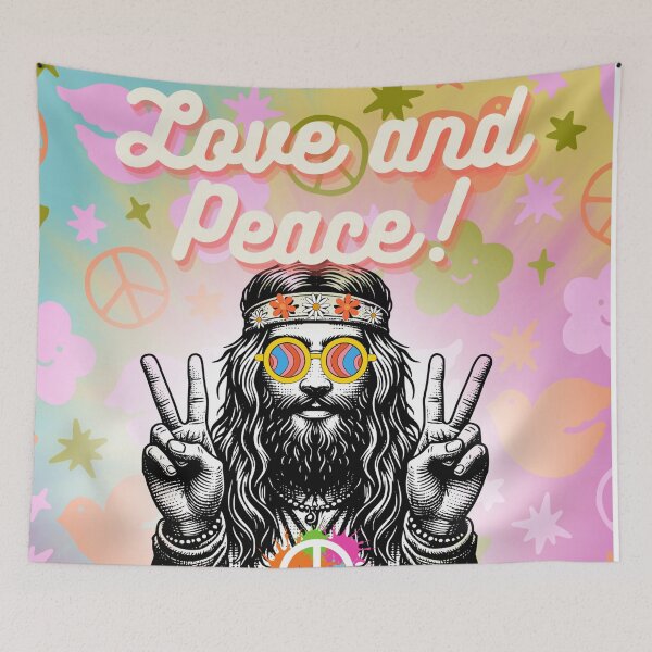 Item preview, love and peace designed and sold by Belrovera.