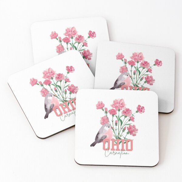 Artikelvorschau, Ohio State Flower Nelken-Klassiker-T-Shirt Sticker entworfen und verkauft von ThinkNature!.