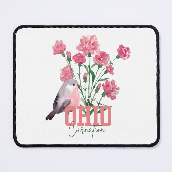 Artikelvorschau, Ohio State Flower Nelken-Klassiker-T-Shirt Sticker entworfen und verkauft von ThinkNature!.