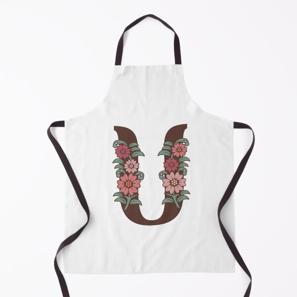 Item preview, Floral U Monogram designed and sold by DonnaRaquel.