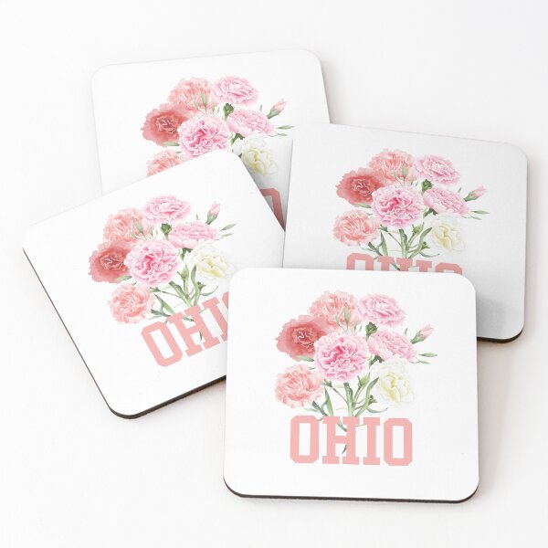 Artikelvorschau, Ohio State Flower Nelken-Klassiker-T-Shirt Sticker entworfen und verkauft von ThinkNature!.