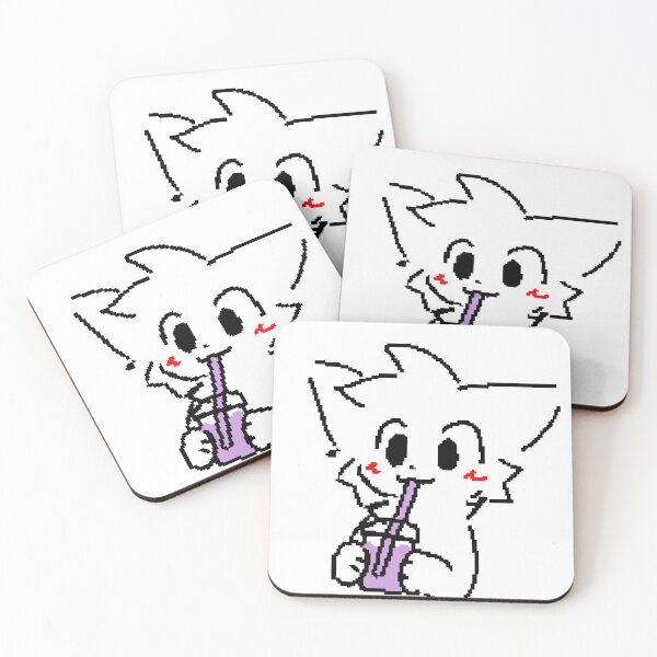 Item preview, Boykisser Cat Drink Grimace Shake Cute designed and sold by lemonlimmon.