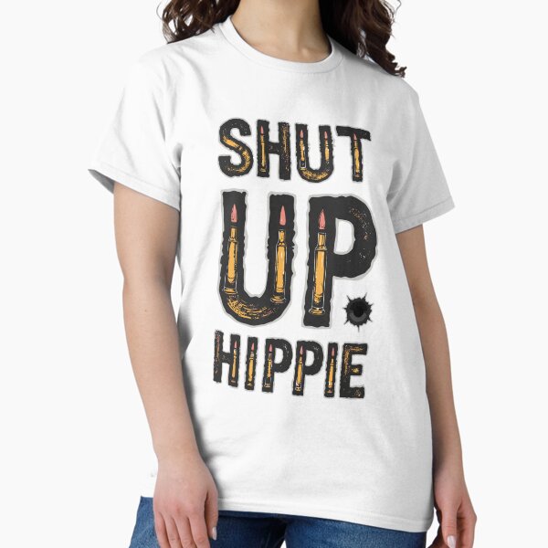 Item preview, SHUT UP HIPPIE designed and sold by homosentient.