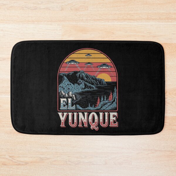 Item preview, El Yunque Rainforest UFO Puerto Rico National Forest Art designed and sold by Mystikos Art.