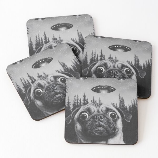 Item preview, Alien Pug Encounter designed and sold by Art Horizon.