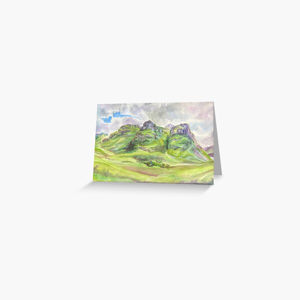 Item preview, Scottish Highlands Watercolor designed and sold by sullivaander.