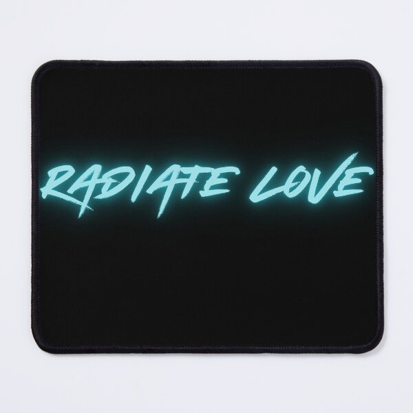 Item preview, Radiate Love Marvelous Superhero Inspirational Text Mantra Blue designed and sold by Melan Designs.