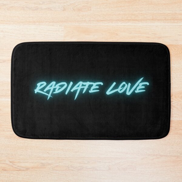 Item preview, Radiate Love Marvelous Superhero Inspirational Text Mantra Blue designed and sold by Melan Designs.