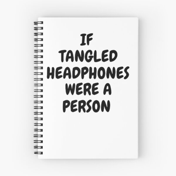 Item preview, If tangled headphones were a person designed and sold by 369 DESIGNZ.