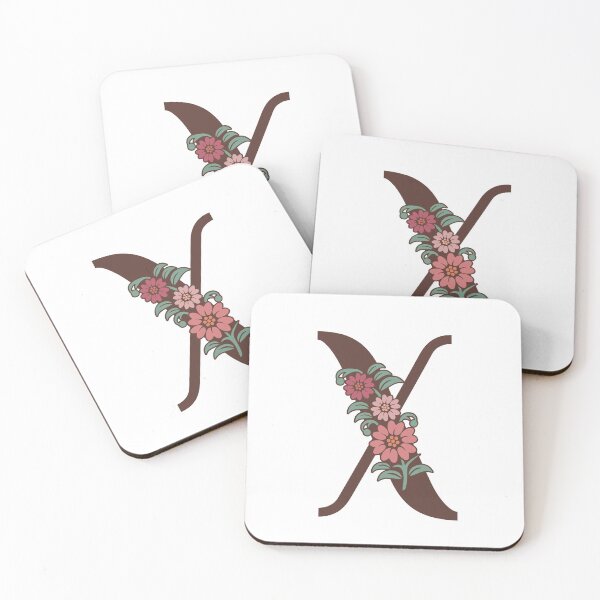 Item preview, Floral X Monogram designed and sold by DonnaRaquel.