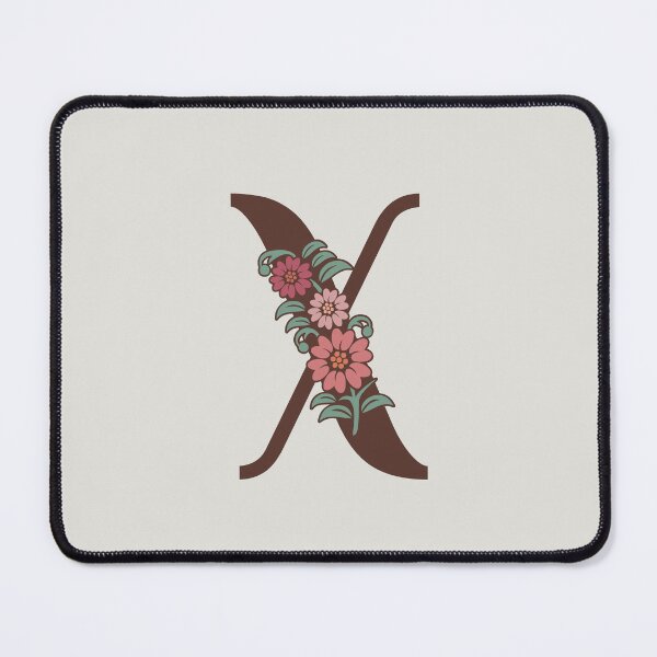 Item preview, Floral X Monogram designed and sold by DonnaRaquel.