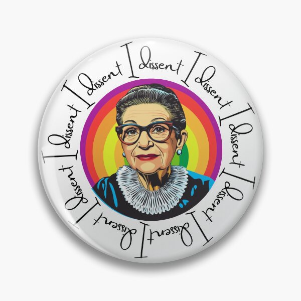 Item preview, I Dissent RBG Ruth Bader Ginsburg Quote designed and sold by Katey1285.