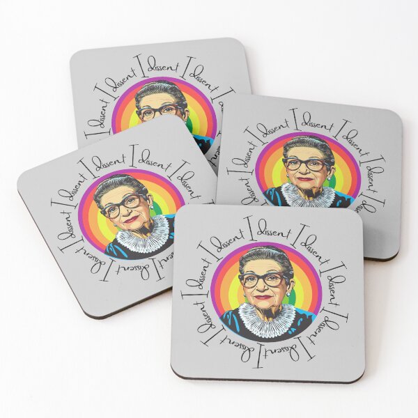 Item preview, I Dissent RBG Ruth Bader Ginsburg Quote designed and sold by Katey1285.