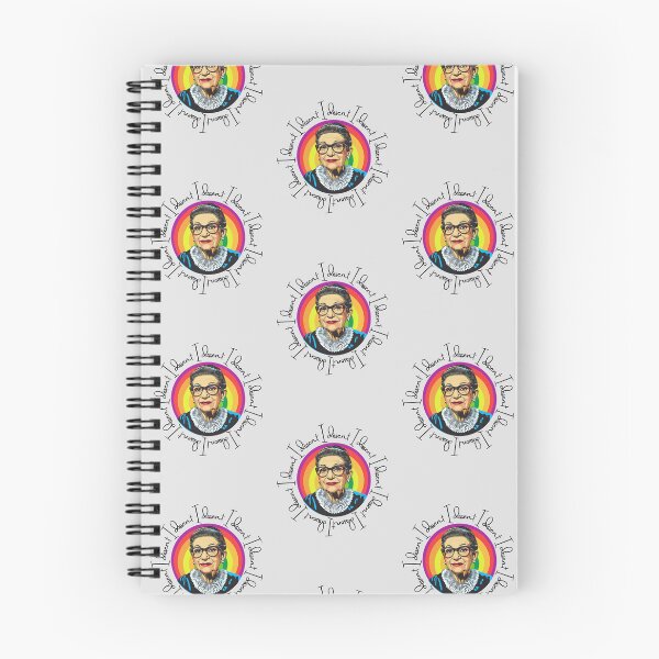 Item preview, I Dissent RBG Ruth Bader Ginsburg Quote designed and sold by Katey1285.