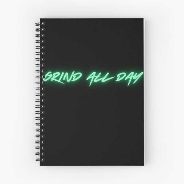 Aperçu de l'œuvre Grind All Day Marvelous Superhero Texte inspirant Affirmation Mantra Vert créée et vendue par Melan Designs.
