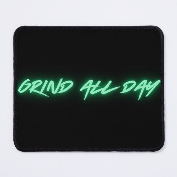 Item preview, Grind All Day Marvelous Superhero Inspirational Text Affirmation Mantra Green designed and sold by Melan Designs.