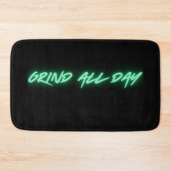 Item preview, Grind All Day Marvelous Superhero Inspirational Text Affirmation Mantra Green designed and sold by Melan Designs.