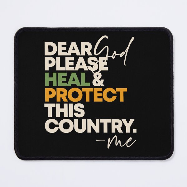 Item preview, DEAR GOD (PLEASE HEAL & PROTECT THIS COUNTRY). designed and sold by alegnacreates.
