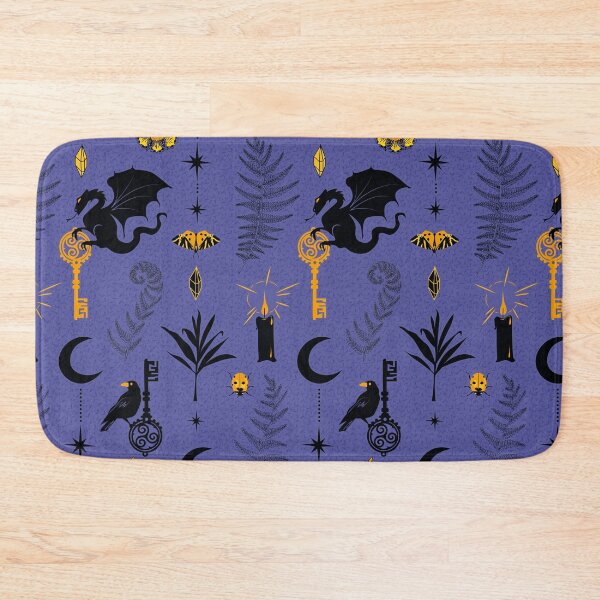 Item preview, Unlock the dark side - gothic dragon and raven holding keys on violet background designed and sold by kobyakov.