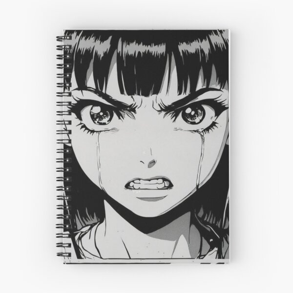 Item preview, Retro anime girl with intense expression  designed and sold by Aisha  Hamza.