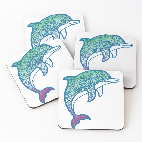 Item preview, Abrosexual Pride Mandala Dolphin  designed and sold by Travelslightly.