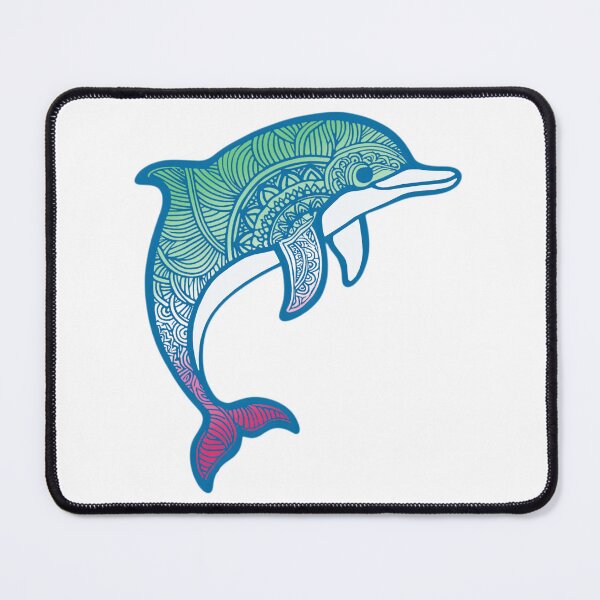 Item preview, Abrosexual Pride Mandala Dolphin  designed and sold by Travelslightly.