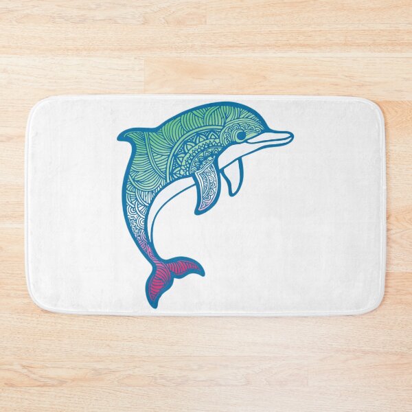 Item preview, Abrosexual Pride Mandala Dolphin  designed and sold by Travelslightly.