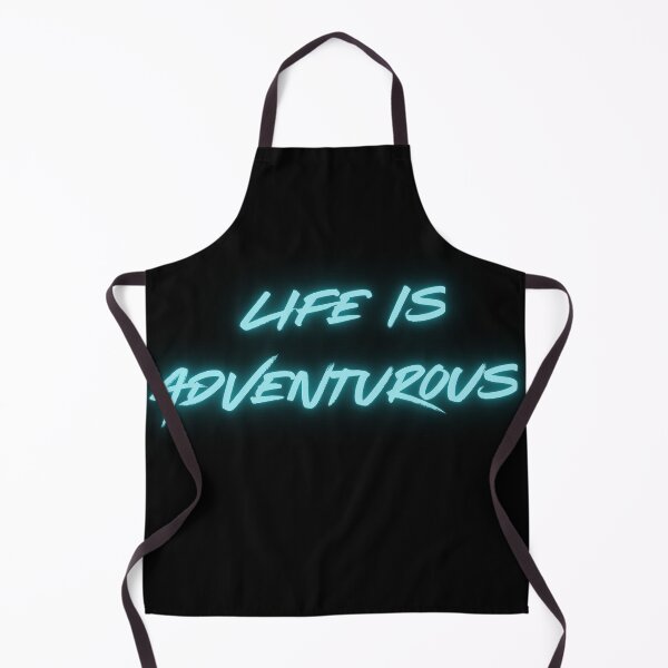 Item preview, Life Is Adventurous Marvelous Superhero Text Affirmation Blue designed and sold by Melan Designs.