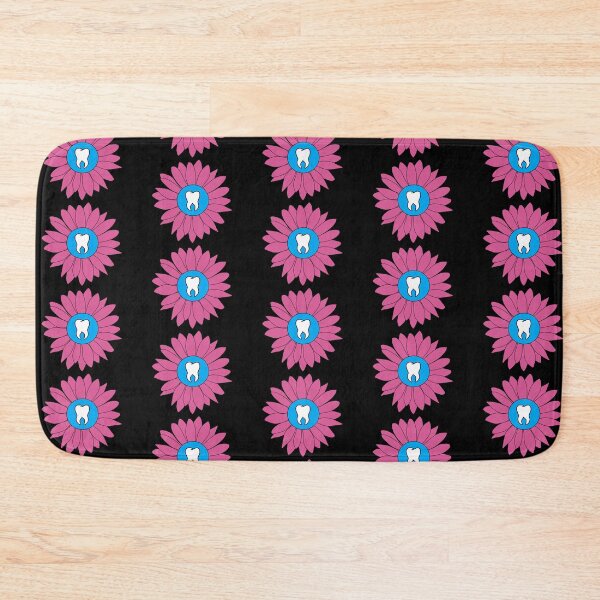 Item preview, Pink Flower Tooth designed and sold by thehippiehygienist.