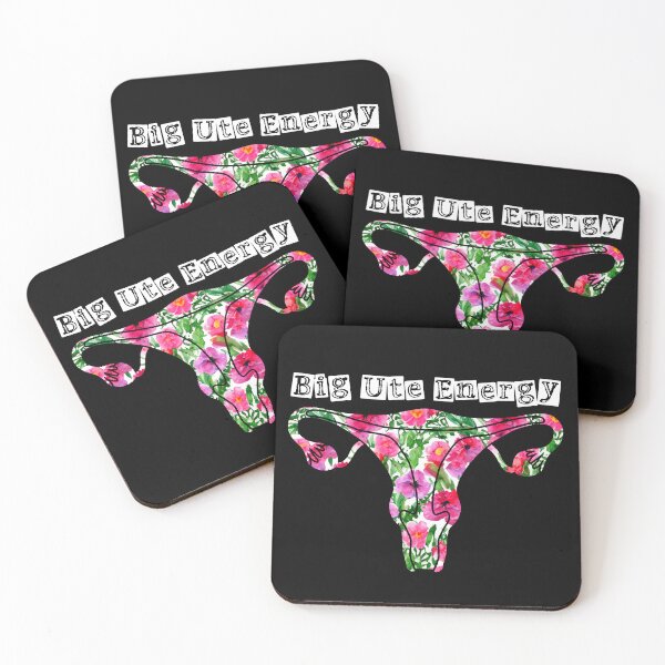 Item preview, Big Ute Energy - Punk Floral Pink and Purple designed and sold by Magic Beets.
