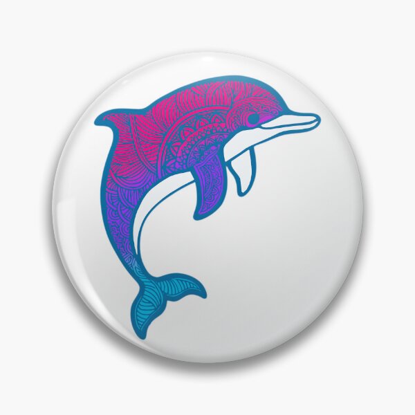 Item preview, Androgynous Pride Mandala Dolphin  designed and sold by Travelslightly.