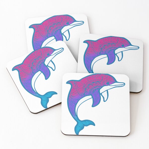 Item preview, Androgynous Pride Mandala Dolphin  designed and sold by Travelslightly.