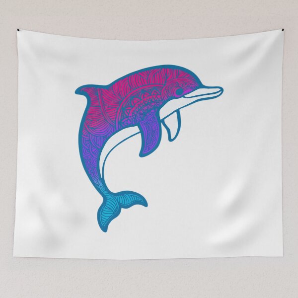 Item preview, Androgynous Pride Mandala Dolphin  designed and sold by Travelslightly.