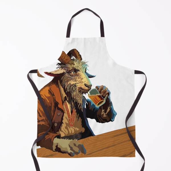 Item preview, Drinks Alone Goat designed and sold by KlakkDrawsStuff.