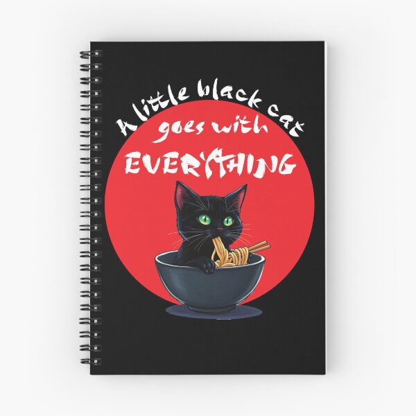 Item preview, Un pequeño gato negro combina con todo Versión 3 - Texto Blanco designed and sold by FaeryNuff.